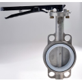 Wafer Index China Factory SS304 ss316 PTFE lined Seat Handles Manual Wafer stainless steel Butterfly Valve made in china